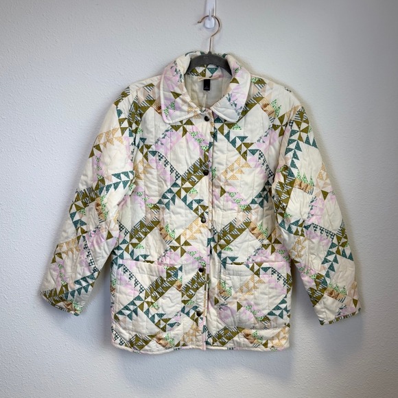 Universal Thread Jackets & Blazers - Universal Thread NWT Quilted Chore Jacket Womens Small Snap Button Boho Indie